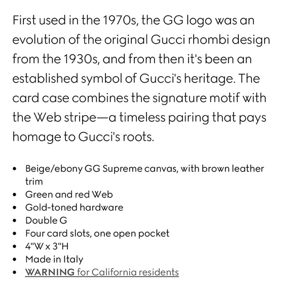 LIKE NEW Gucci Brown GG Card Holder Wallet - Picture 8 of 8